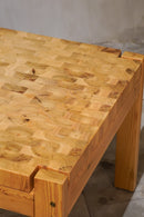Wooden Mosaic Work Coffee Table <br>大阪店 - ヴィンテージ SHARK ATTACK