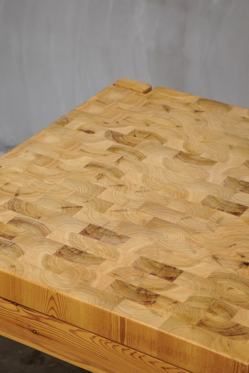 Wooden Mosaic Work Coffee Table <br>大阪店 - ヴィンテージ SHARK ATTACK