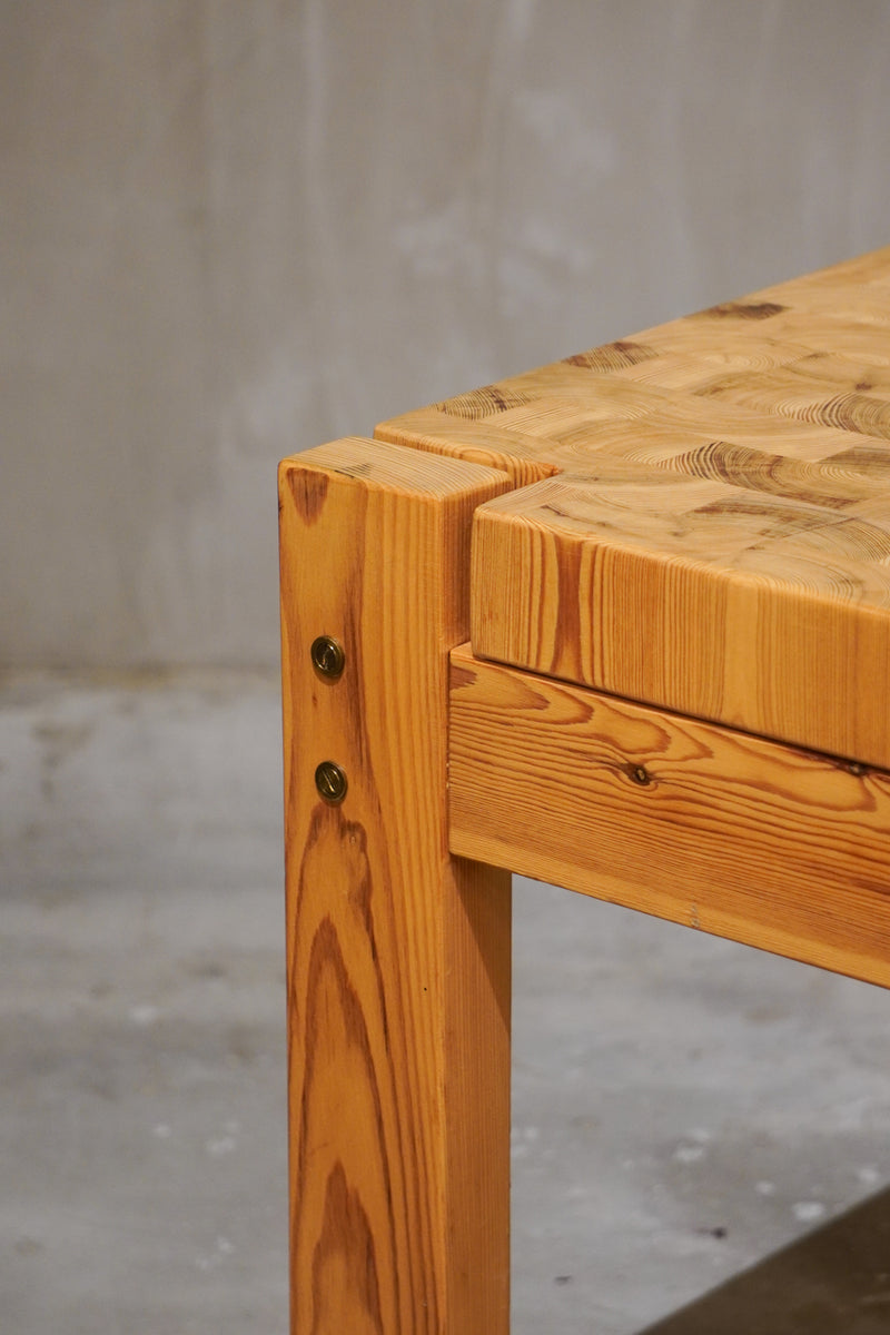 Wooden Mosaic Work Coffee Table <br>大阪店 - ヴィンテージ SHARK ATTACK