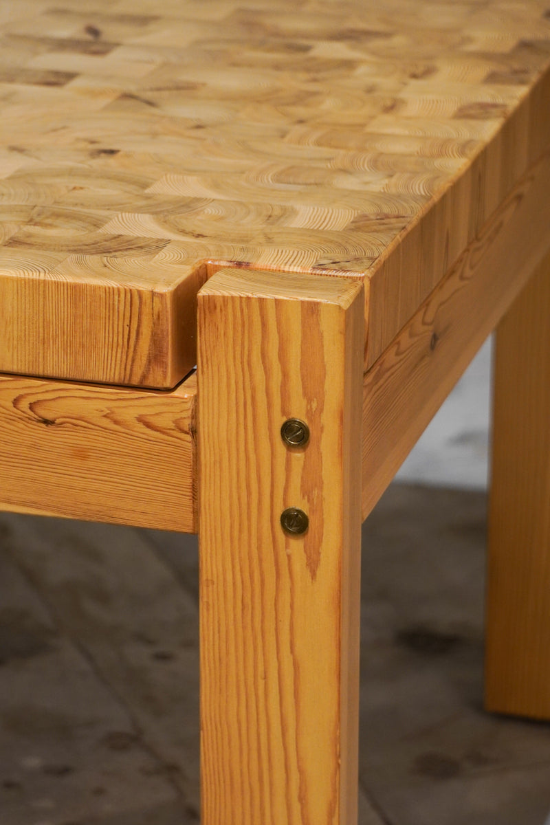 Wooden Mosaic Work Coffee Table <br>大阪店 - ヴィンテージ SHARK ATTACK