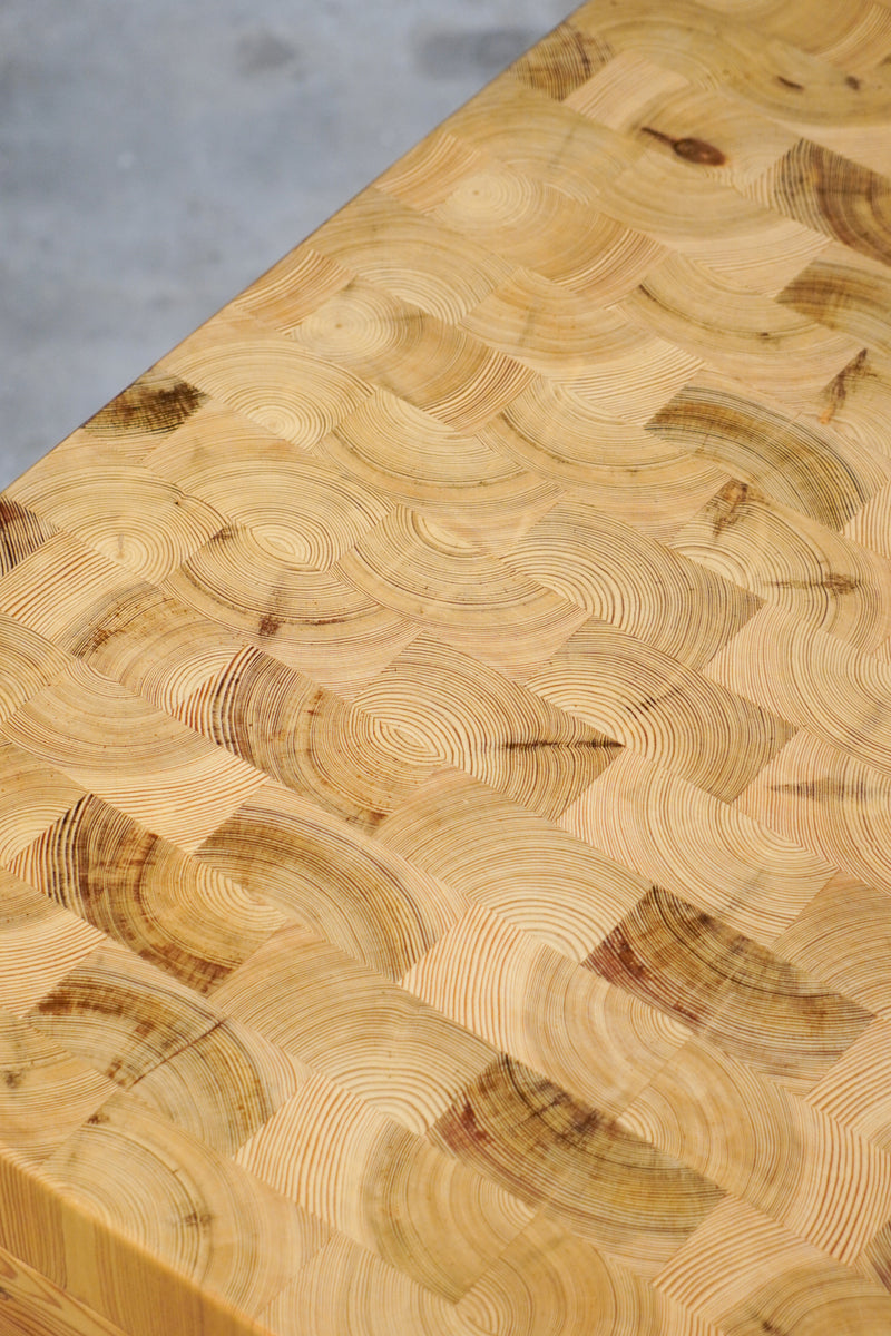 Wooden Mosaic Work Coffee Table <br>大阪店 - ヴィンテージ SHARK ATTACK