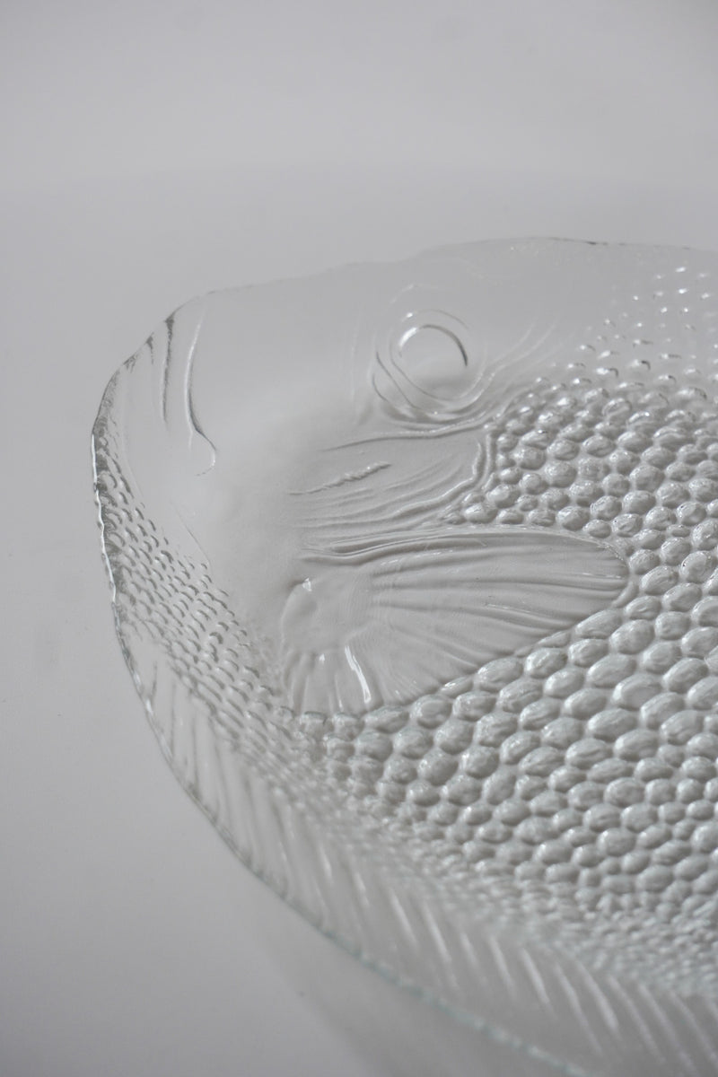 フィッシュモチーフ ガラストレイ<br>bob's box - ヴィンテージ SHARK ATTACK