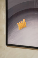 Kurt Hansen [Tør, tør ikke] <br>ウォールアート <br>Denmark<br>cerote antiques - ヴィンテージ SHARK ATTACK