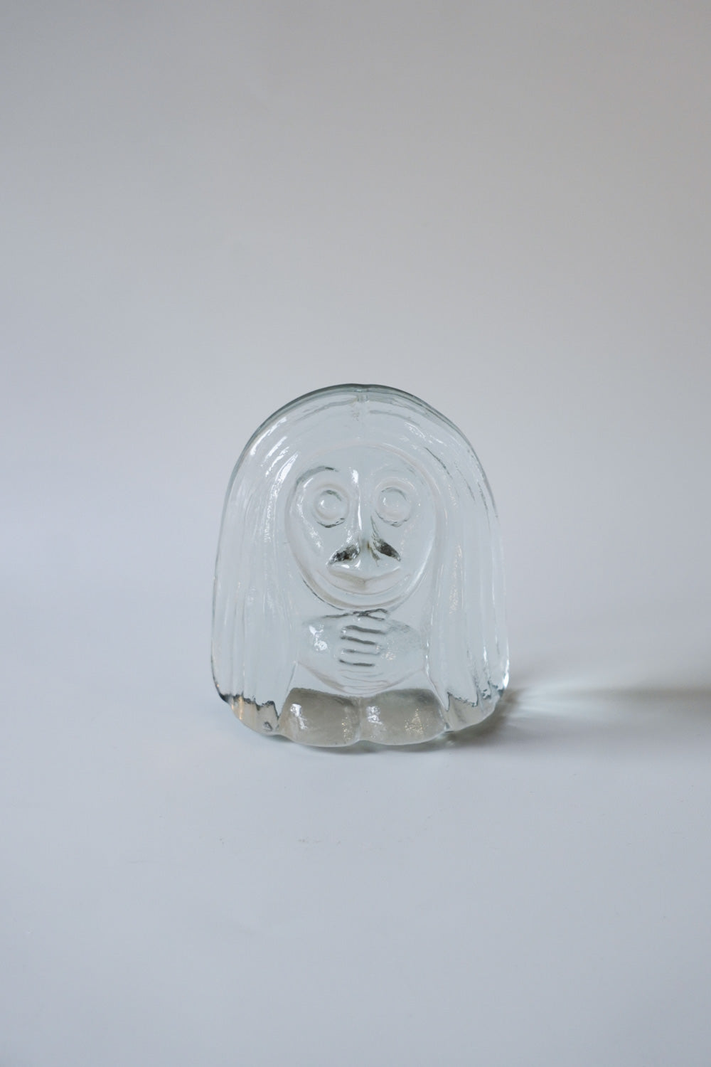 No.2-1 Bergdala Glasbruk社<br>ガラスオブジェ (L) <br>1960's , Sweden <br>bob's box - ヴィンテージ SHARK ATTACK