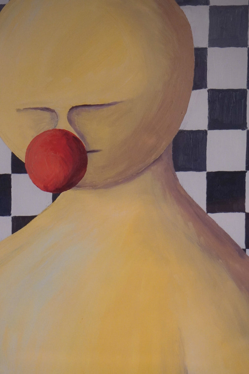 Kurt Hansen [Jeg forstar dig] <br>ウォールアート <br>Denmark<br> cerote antiques - ヴィンテージ SHARK ATTACK