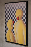 Kurt Hansen [Jeg forstar dig] <br>ウォールアート <br>Denmark<br> cerote antiques - ヴィンテージ SHARK ATTACK