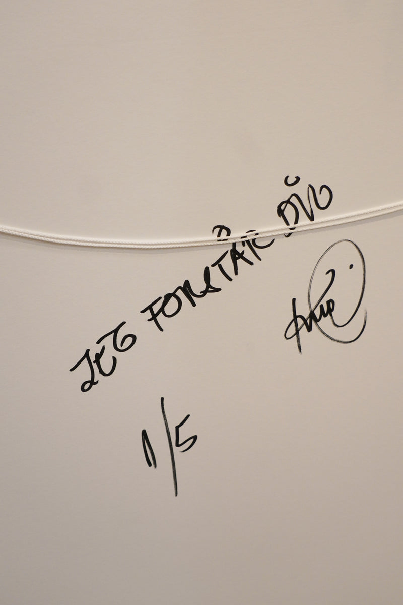 Kurt Hansen [Jeg forstar dig] <br>ウォールアート <br>Denmark<br> cerote antiques - ヴィンテージ SHARK ATTACK