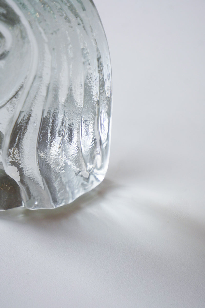 No.2-1 Bergdala Glasbruk社<br>ガラスオブジェ (L) <br>1960's , Sweden <br>bob's box - ヴィンテージ SHARK ATTACK