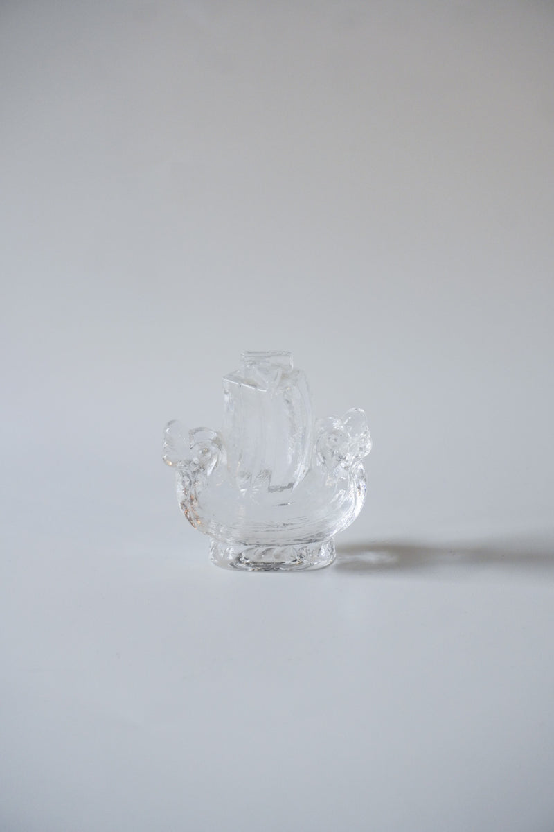 Lindshammar社 <br> 船 ガラスオブジェ <br>bob's box - ヴィンテージ SHARK ATTACK