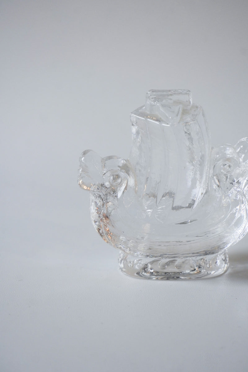 Lindshammar社 <br> 船 ガラスオブジェ <br>bob's box - ヴィンテージ SHARK ATTACK