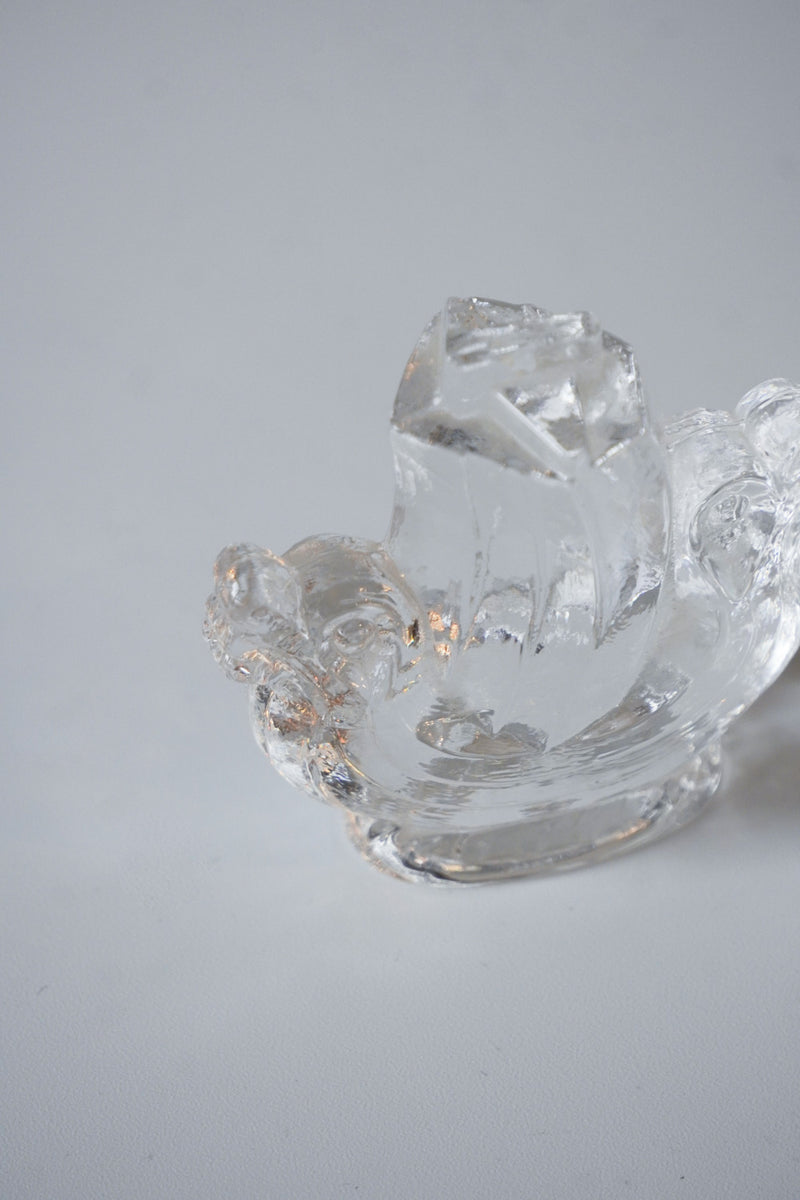 Lindshammar社 <br> 船 ガラスオブジェ <br>bob's box - ヴィンテージ SHARK ATTACK