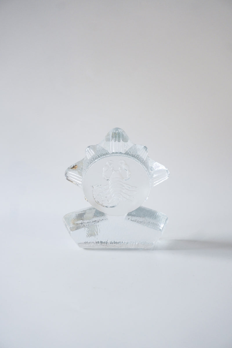 Bergdala社 <br>サソリ ガラスオブジェ <br>cerote antiques - ヴィンテージ SHARK ATTACK