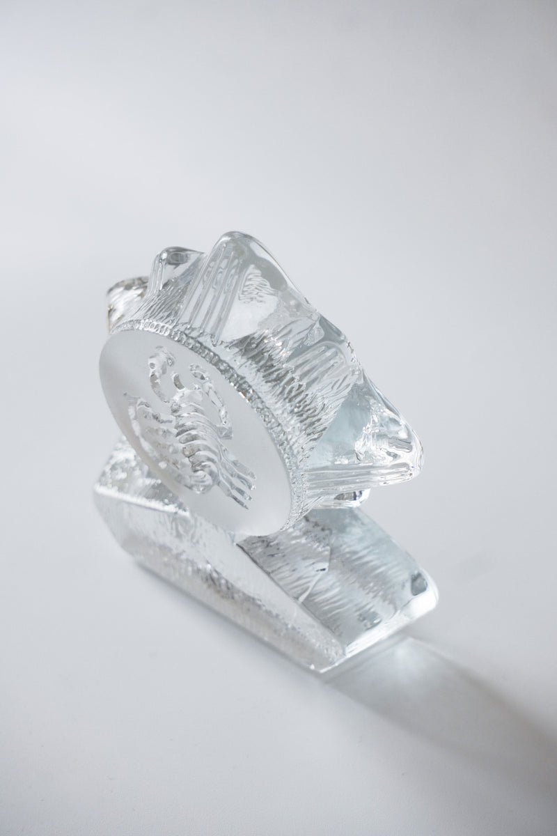 Bergdala社 <br>サソリ ガラスオブジェ <br>cerote antiques - ヴィンテージ SHARK ATTACK