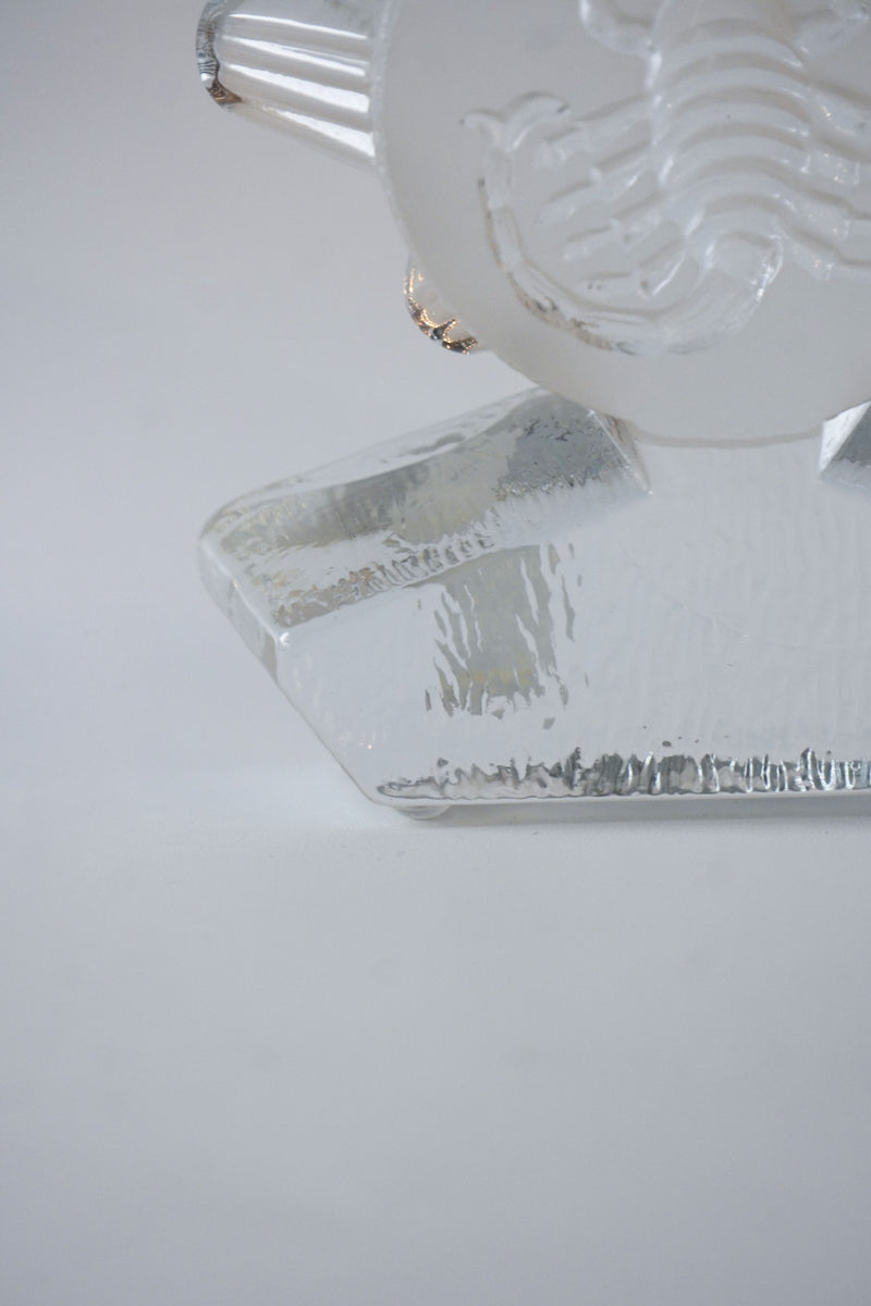 Bergdala社 <br>サソリ ガラスオブジェ <br>cerote antiques - ヴィンテージ SHARK ATTACK