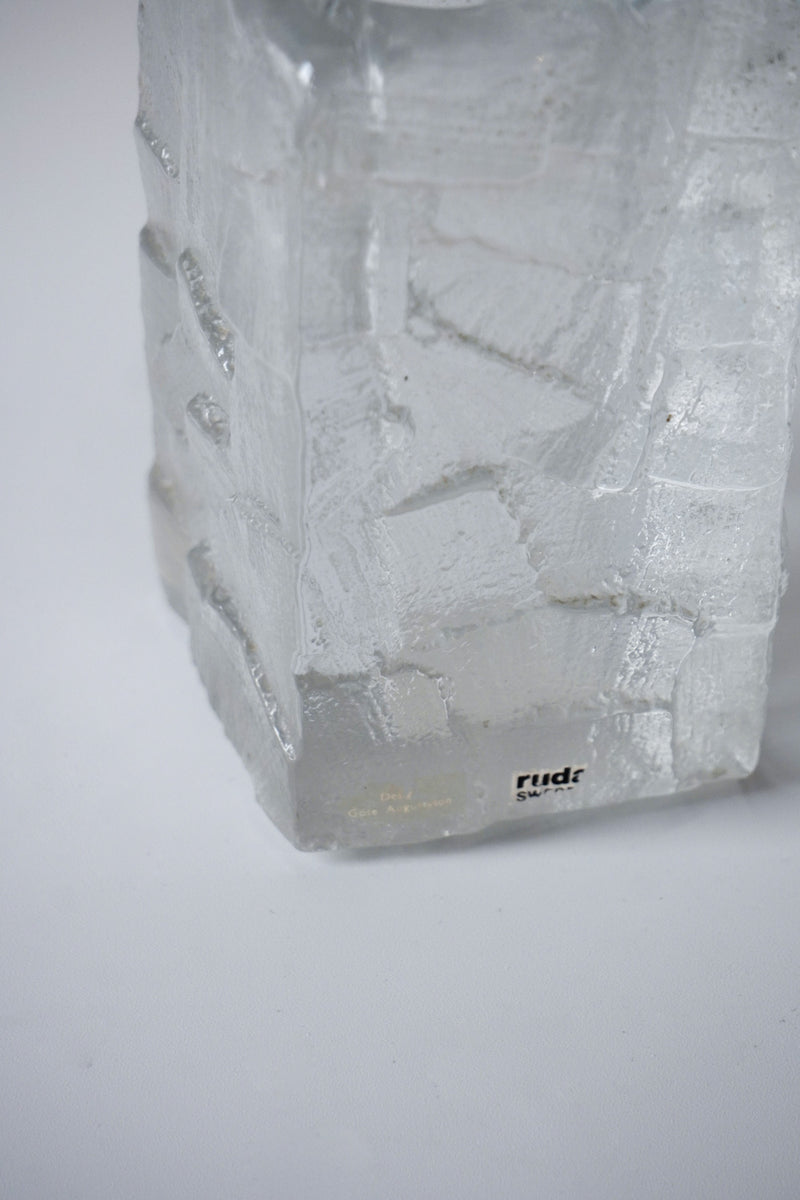 Ruda Glasbruk社 , Göte Augustsson　<br>フラワーベース <br>bob's box - ヴィンテージ SHARK ATTACK