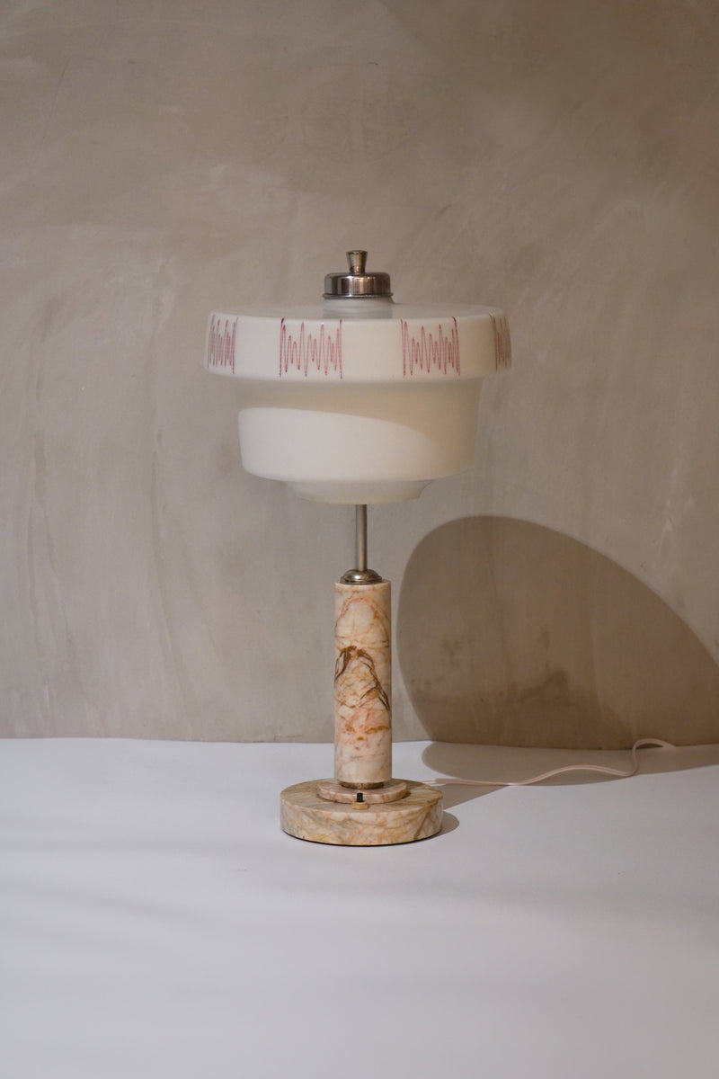 Kamen Praha Stone Table lamp<br>1980's , Czechoslovakia<br>bob's box hold nkmr - ヴィンテージ SHARK ATTACK