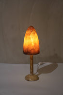 Alabaster Table lamp<br>1980-90's , Spain<br>bob's box - ヴィンテージ SHARK ATTACK