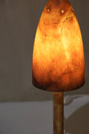 Alabaster Table lamp<br>1980-90's , Spain<br>bob's box - ヴィンテージ SHARK ATTACK