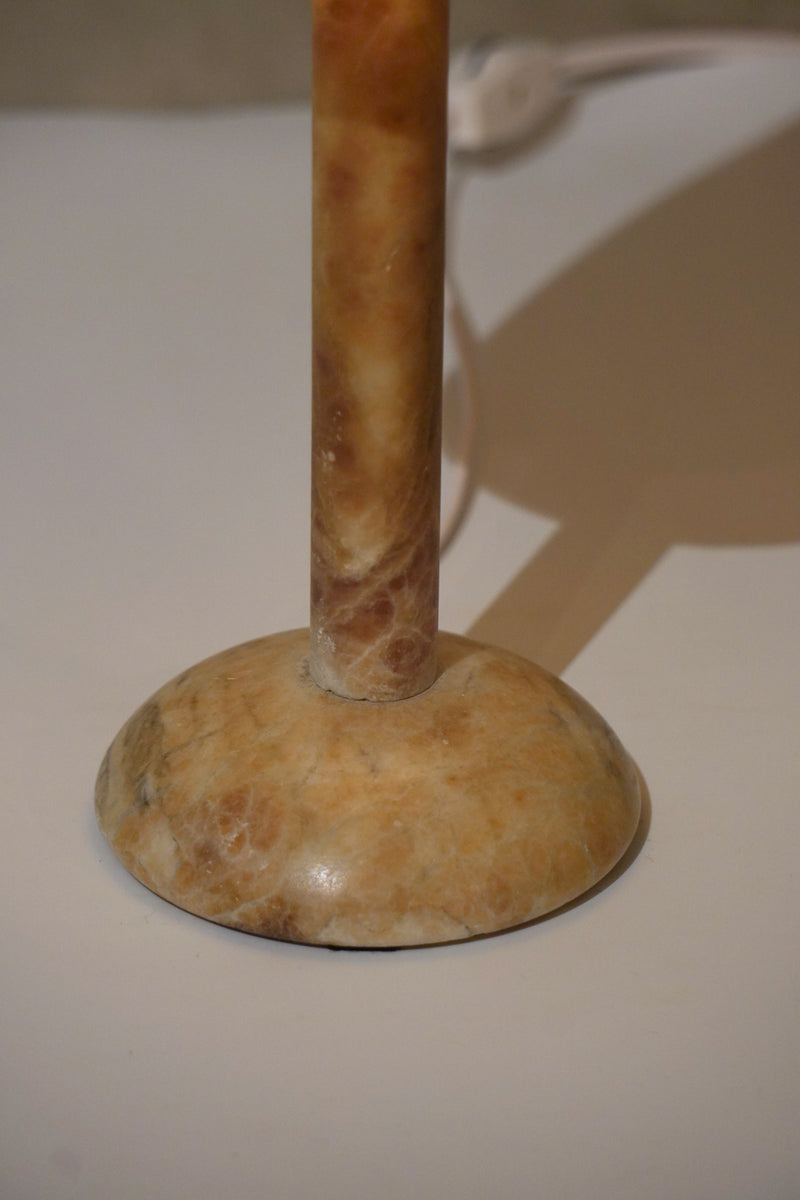 Alabaster Table lamp<br>1980-90's , Spain<br>bob's box - ヴィンテージ SHARK ATTACK