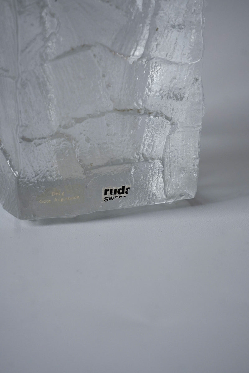 Ruda Glasbruk社 , Göte Augustsson　<br>フラワーベース <br>bob's box - ヴィンテージ SHARK ATTACK