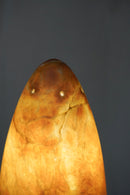 Alabaster Table lamp<br>1980-90's , Spain<br>bob's box - ヴィンテージ SHARK ATTACK