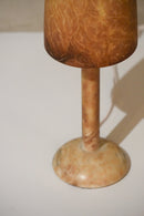 Alabaster Table lamp<br>1980-90's , Spain<br>bob's box - ヴィンテージ SHARK ATTACK