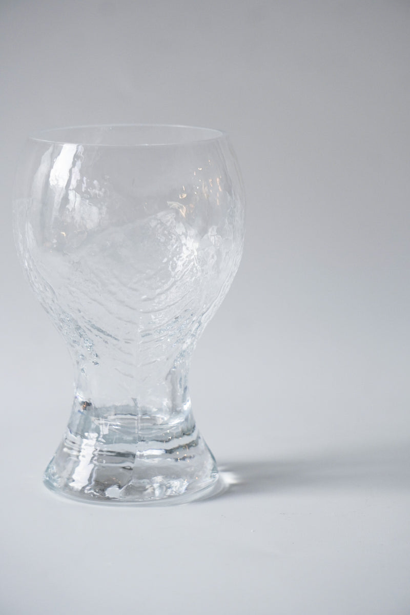 Kosta Boda社<br>ガラスタンブラー<br>1980's , Sweden<br>bob's box - ヴィンテージ SHARK ATTACK