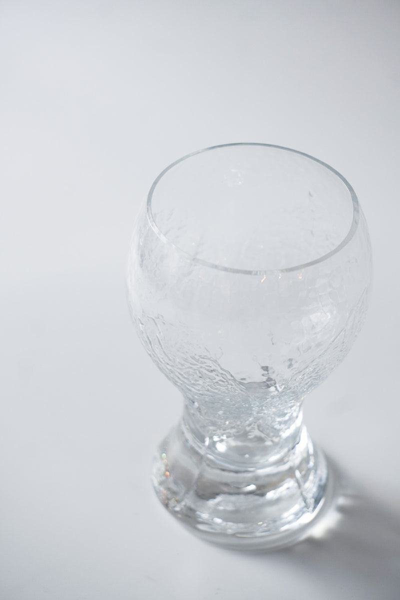 Kosta Boda社<br>ガラスタンブラー<br>1980's , Sweden<br>bob's box - ヴィンテージ SHARK ATTACK