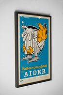 France ウォールポスター<br>ヴィンテージ <br> 大和店 - ヴィンテージ SHARK ATTACK