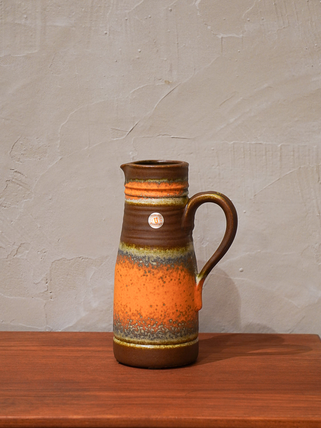 Üebelacker 1847/25 - Fat Lava - セラミック フラワーベース - West Germany - cerote antiques