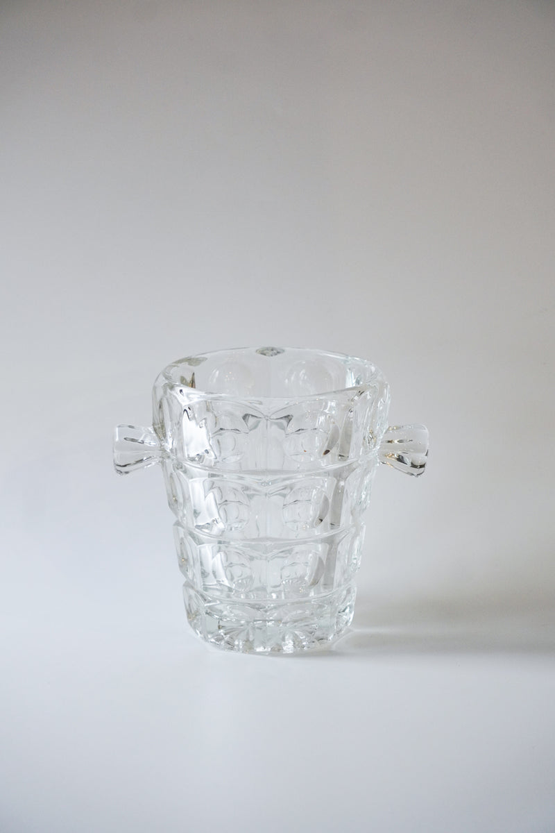 カッティングガラス アイスペール <br>bob's box - ヴィンテージ SHARK ATTACK