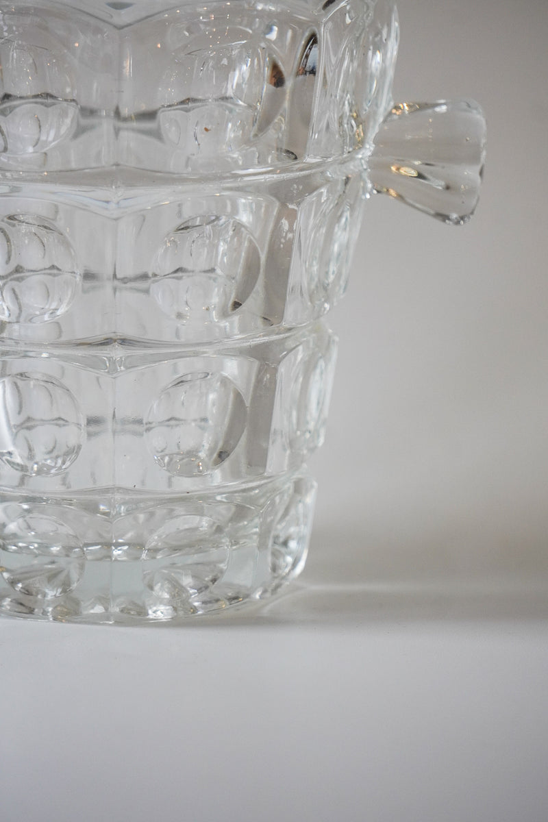 カッティングガラス アイスペール <br>bob's box - ヴィンテージ SHARK ATTACK