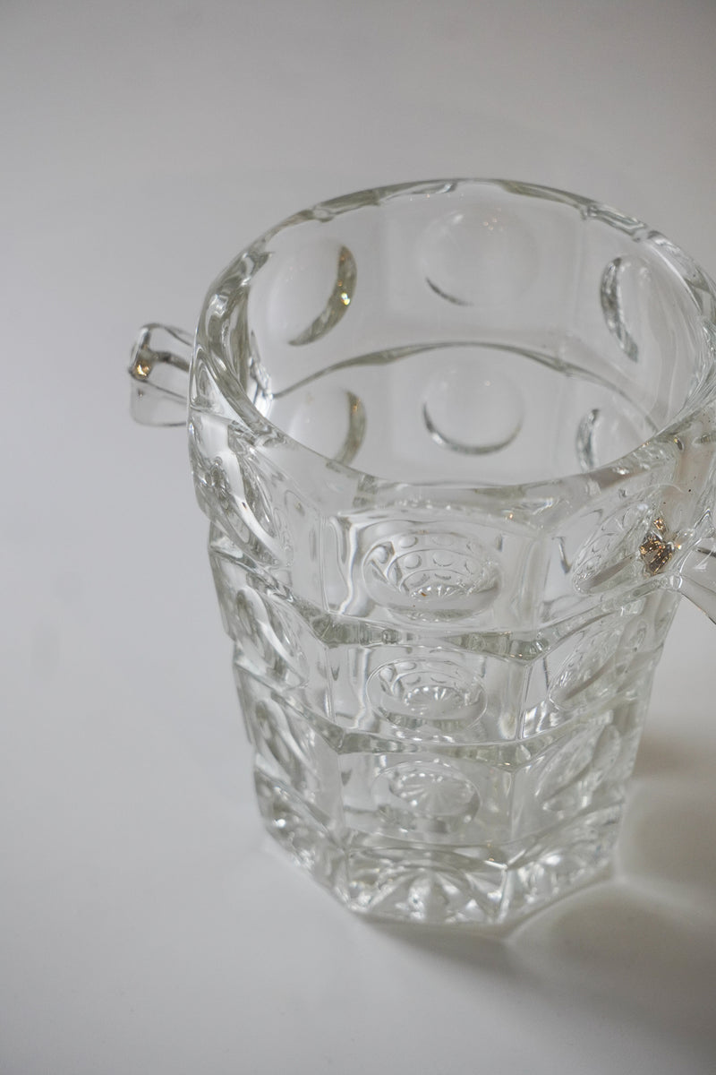 カッティングガラス アイスペール <br>bob's box - ヴィンテージ SHARK ATTACK