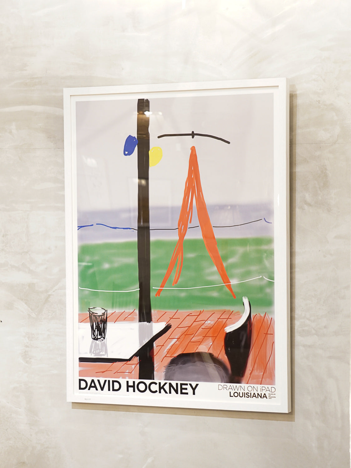 Louisiana Gallery - David Hockney "Draw On iPad"  ポスターアート - 2011  Denmark - bob's box