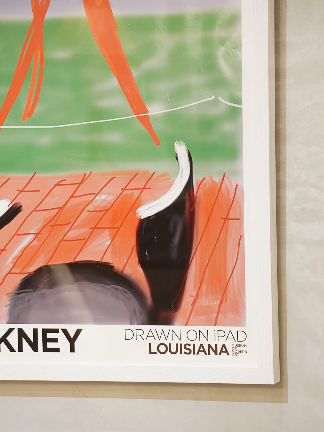 Louisiana Gallery - David Hockney "Draw On iPad"  ポスターアート - 2011  Denmark - bob's box