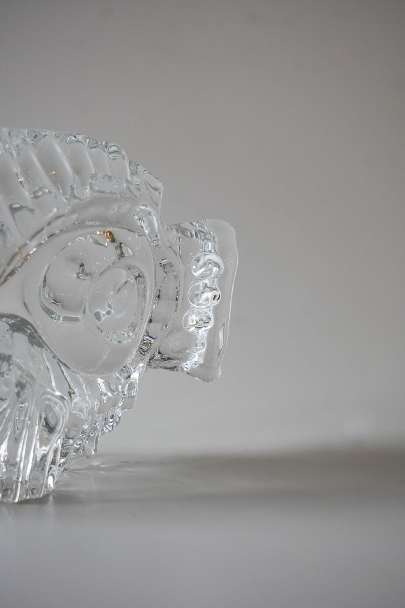 Reijmyre社 <br>Sweden クリスタルフィッシュオブジェ<br>bob's box - ヴィンテージ SHARK ATTACK