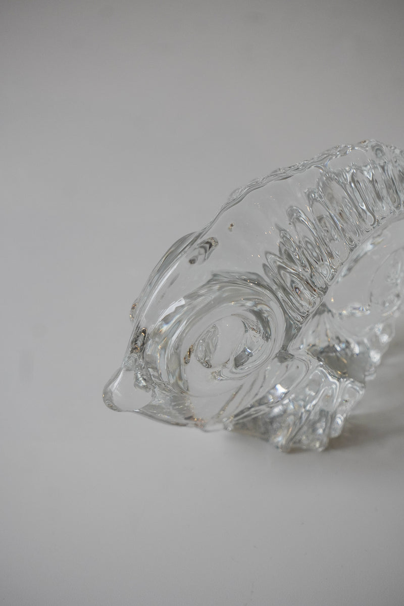 Reijmyre社 <br>Sweden クリスタルフィッシュオブジェ<br>bob's box - ヴィンテージ SHARK ATTACK