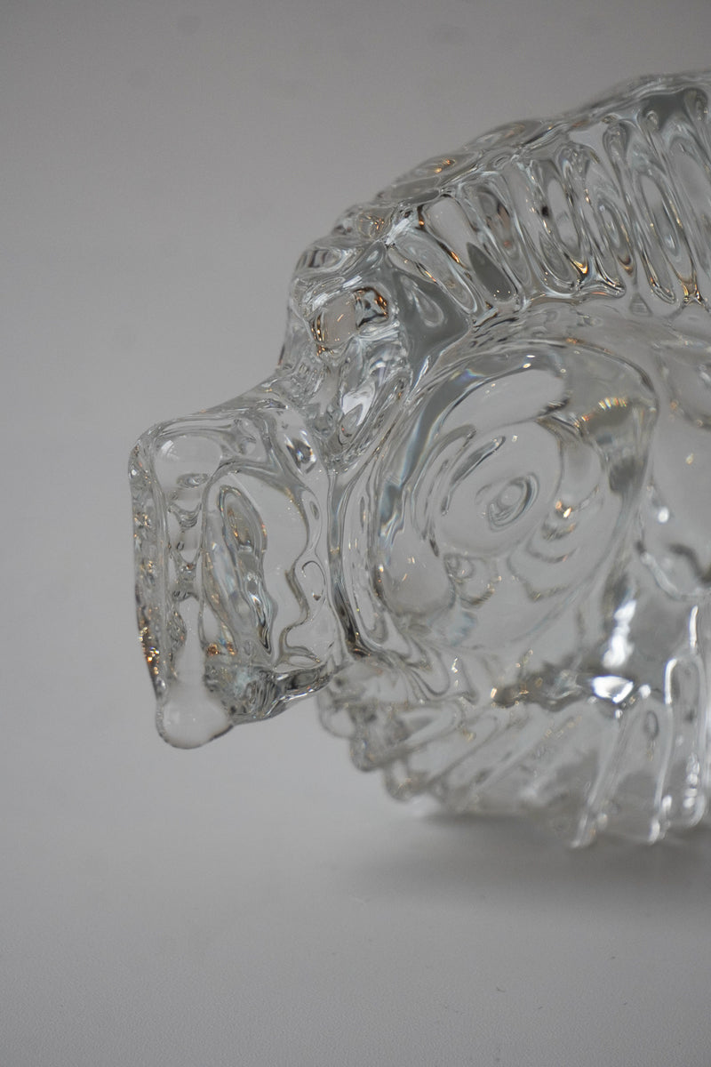 Reijmyre社 <br>Sweden クリスタルフィッシュオブジェ<br>bob's box - ヴィンテージ SHARK ATTACK