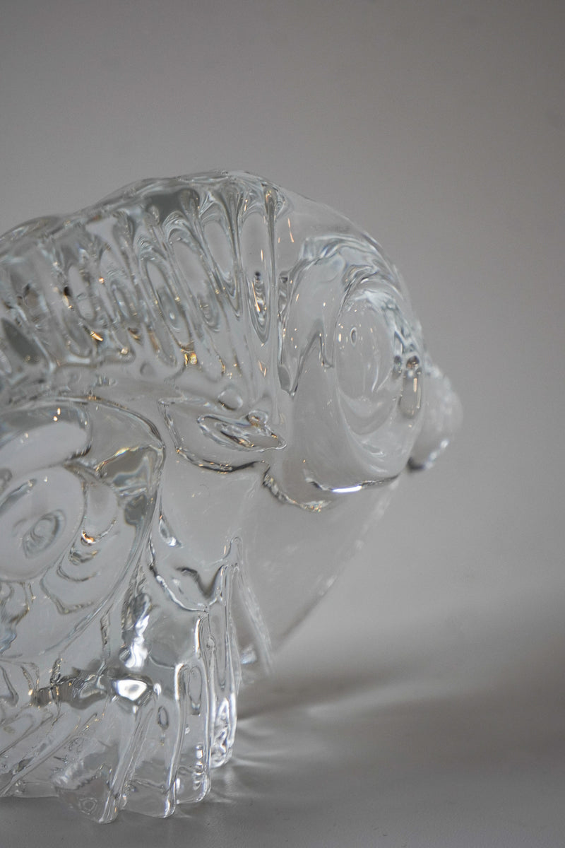 Reijmyre社 <br>Sweden クリスタルフィッシュオブジェ<br>bob's box - ヴィンテージ SHARK ATTACK