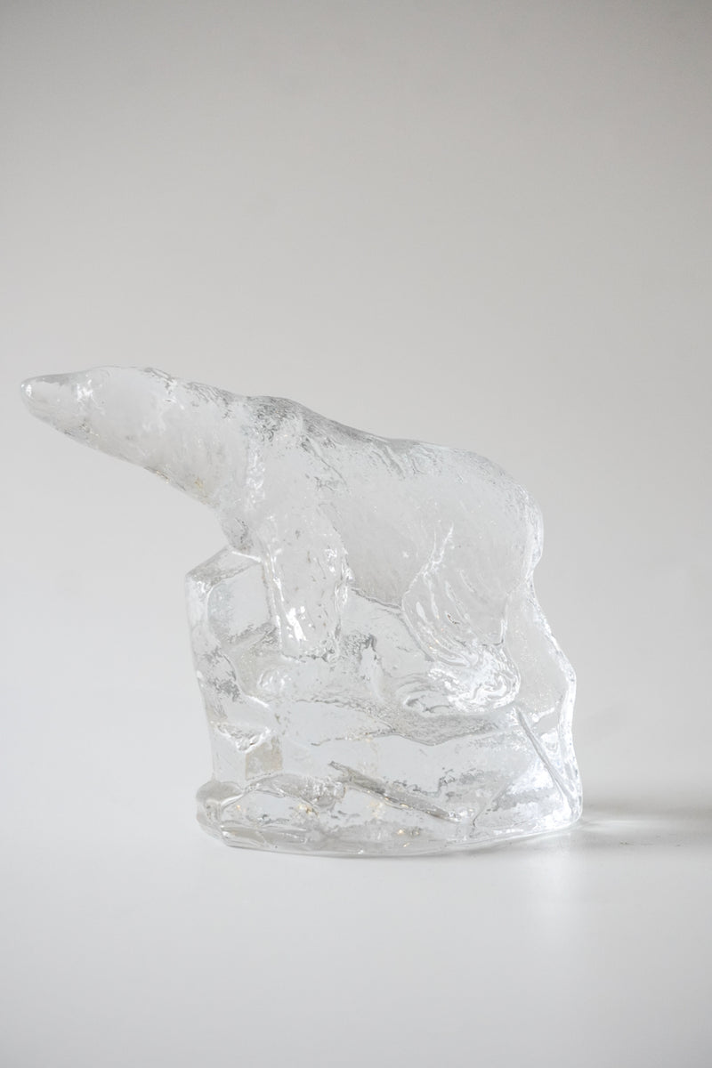 Eda Kristall 社<br>シロクマ オブジェ<br>Sweden <br>cerote antiques - ヴィンテージ SHARK ATTACK