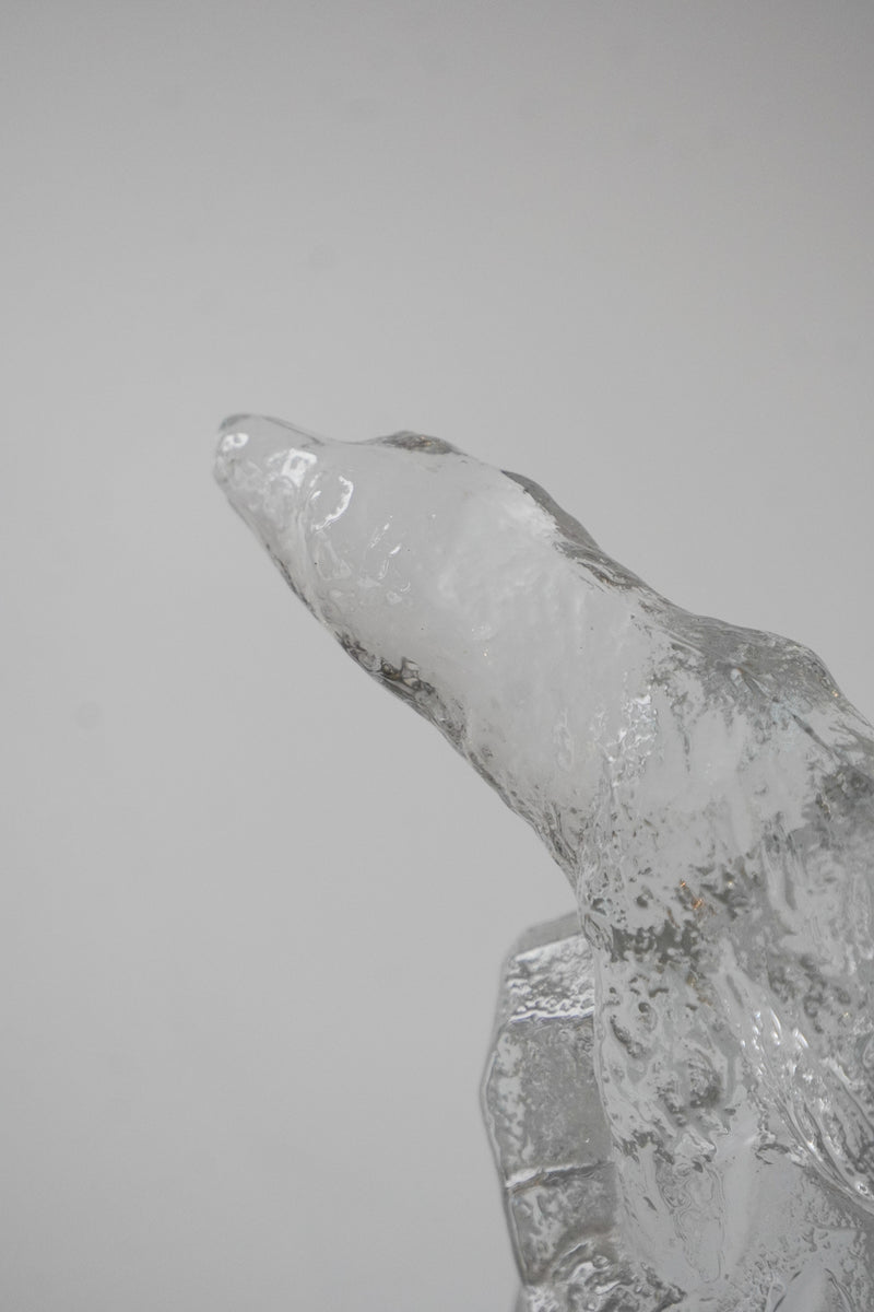 Eda Kristall 社<br>シロクマ オブジェ<br>Sweden <br>cerote antiques - ヴィンテージ SHARK ATTACK