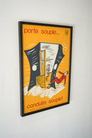 France ウォールポスター<br>ヴィンテージ <br> 大和店・大阪店 - ヴィンテージ SHARK ATTACK