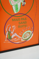 France ウォールポスター<br>ヴィンテージ <br> 大和店・大阪店 - ヴィンテージ SHARK ATTACK