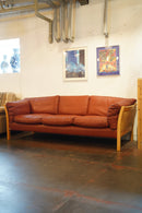 レザー 3シーターソファ <br> 大和店 - ヴィンテージ SHARK ATTACK