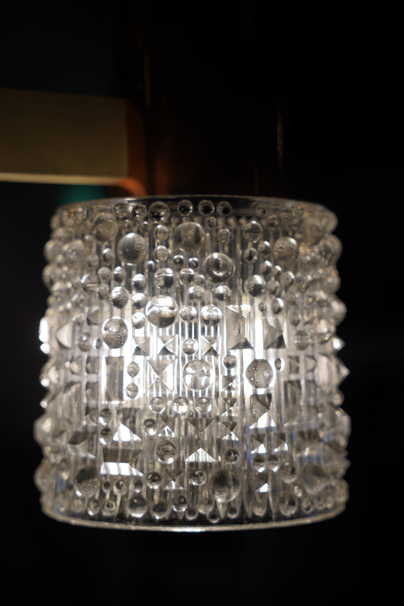 3灯 カッティングガラス シャンデリア<br>大和店 - ヴィンテージ SHARK ATTACK