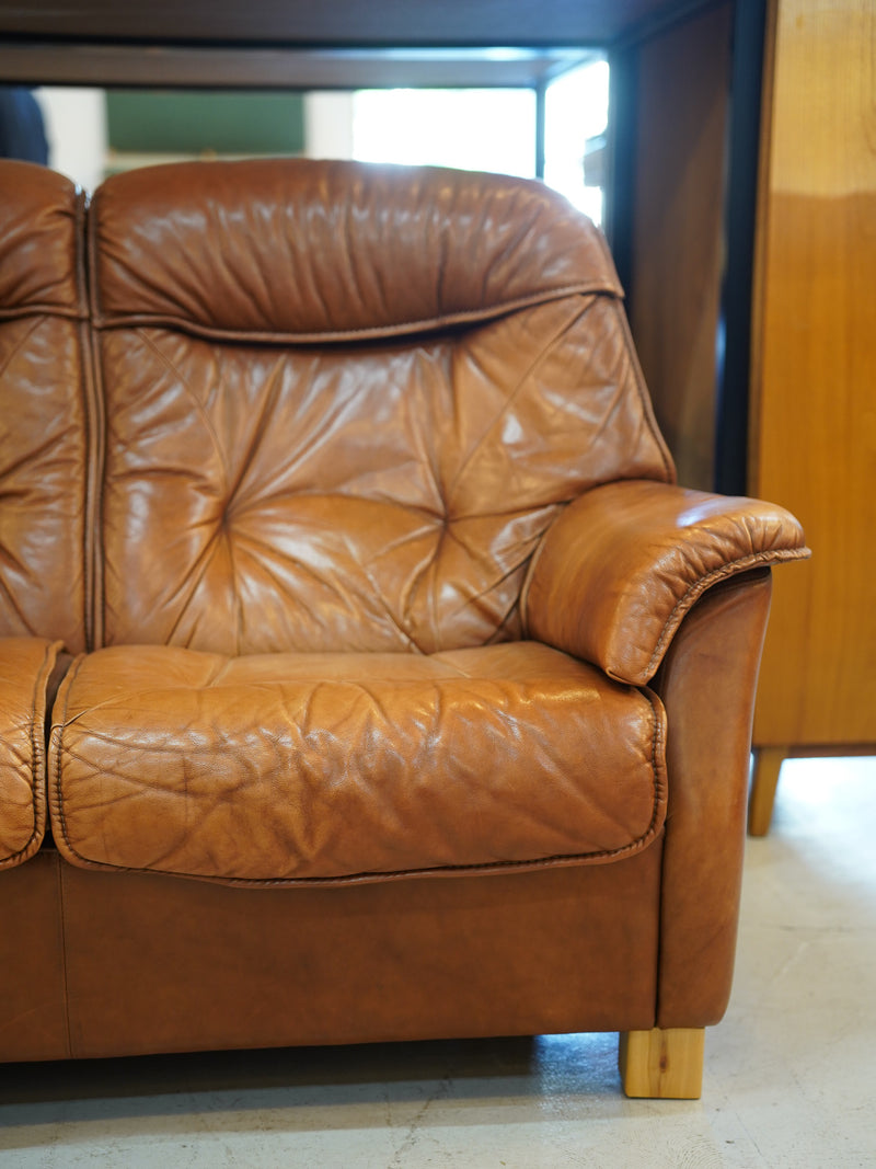 レザー 2シーターソファ <br> 大和店 - ヴィンテージ SHARK ATTACK