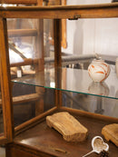 チークウッド ガラスショーケース <br> reload店 - ヴィンテージ SHARK ATTACK