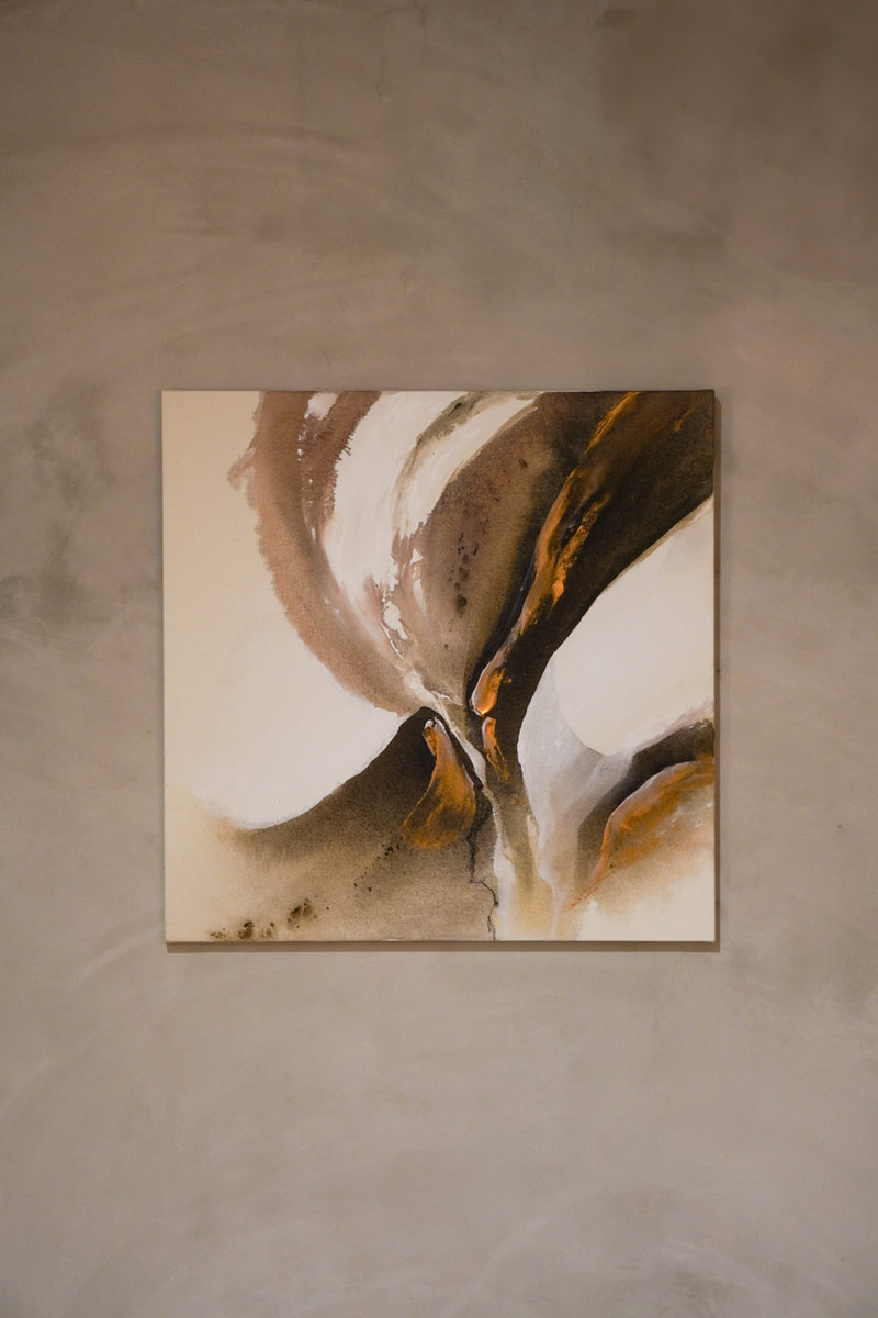 Auguste Lu " Grateful Sorrow " 61×61<br>bob's box - ヴィンテージ SHARK ATTACK