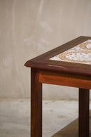 タイルトップ コーヒーテーブル<br>1960-70's , Denmark <br>bob's box - ヴィンテージ SHARK ATTACK