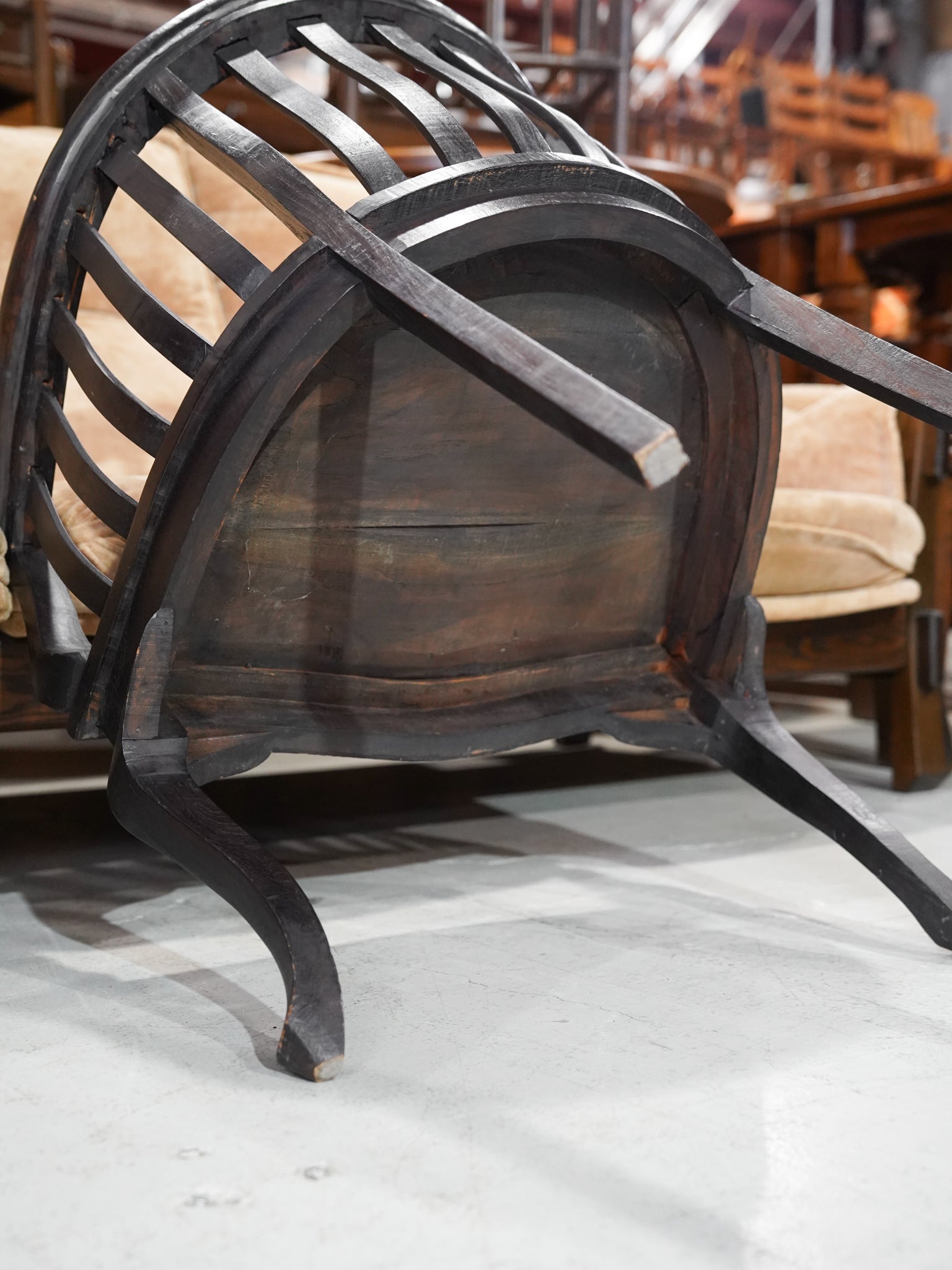 ウッド アームチェア - cerote antiques